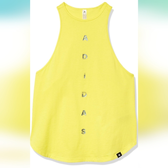 EUC Adidas Women's Universal tank 2 Shock Yellow Medium - Picture 1 of 9